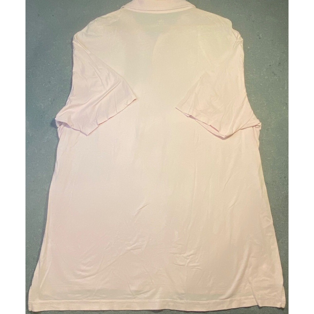 PETER‎ MILLAR mens SEASIDE WASH Polo Golf Shirt XXL PINK short sleeve - Picture 2 of 11